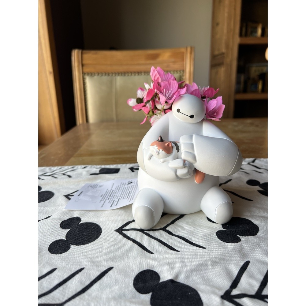 Baymax Mochi Big Hero 6 Faux Planter Figurine Disney Parks New